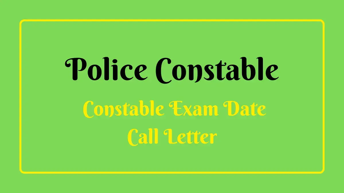 Gujarat Police Constable Exam Date, Call Letter