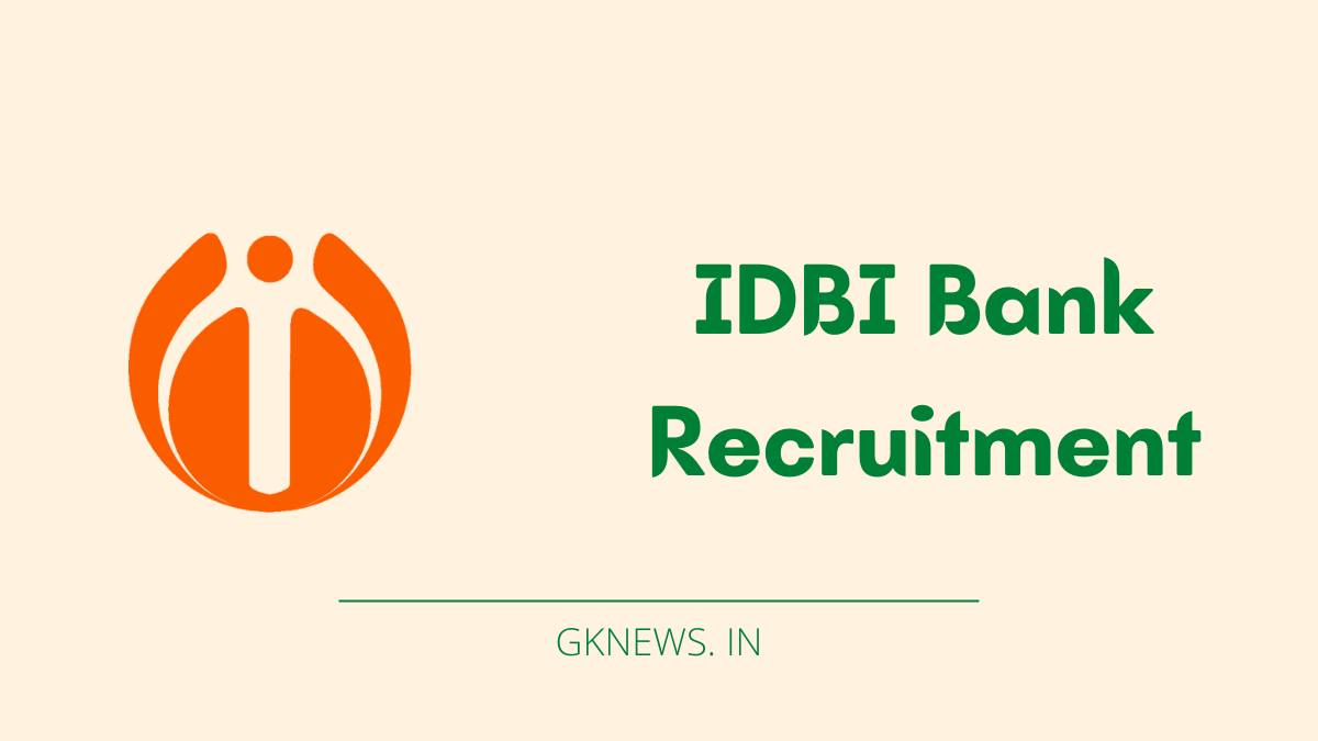 IDBI SCO Recruitment 2022