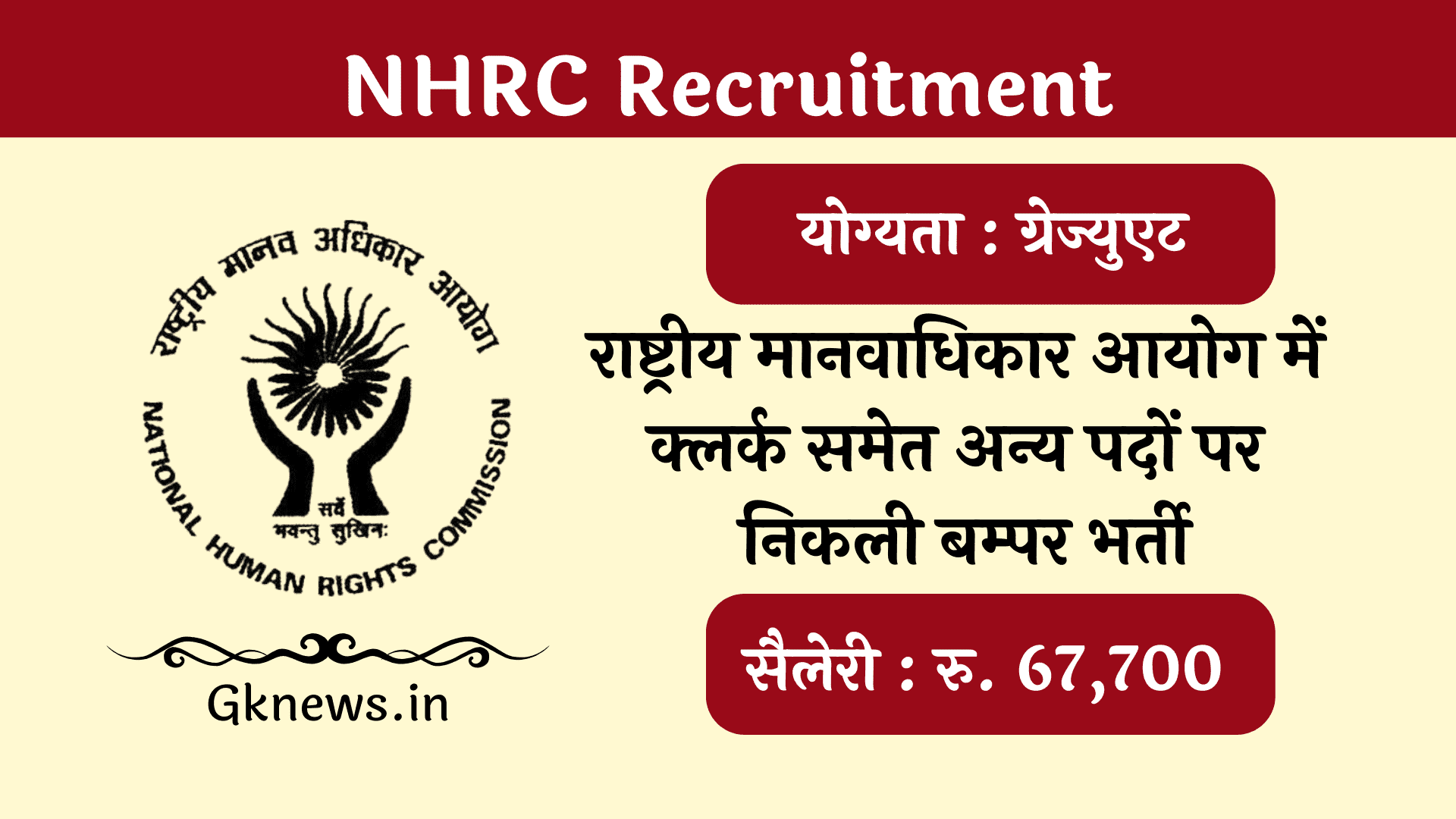 NHRC Recruitment 2022