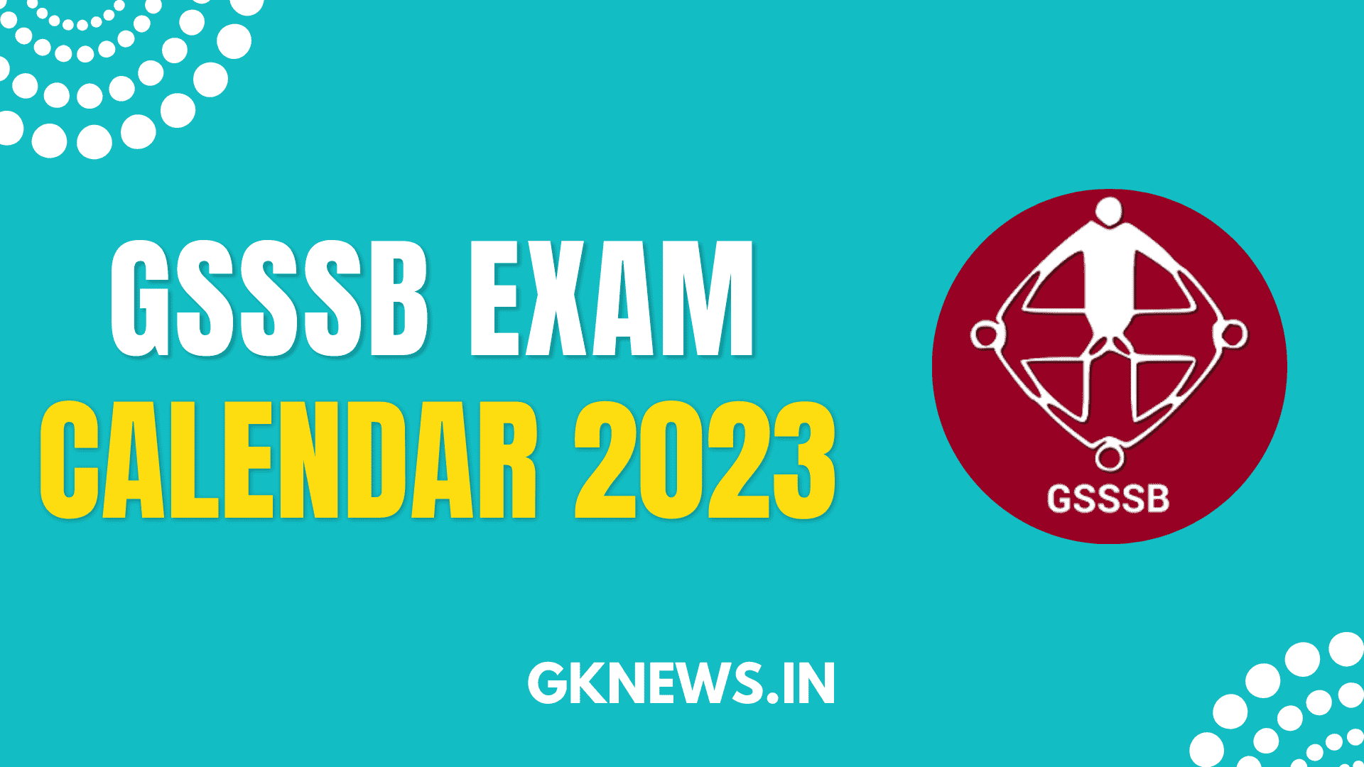 GSSSB Exam Calendar 2023