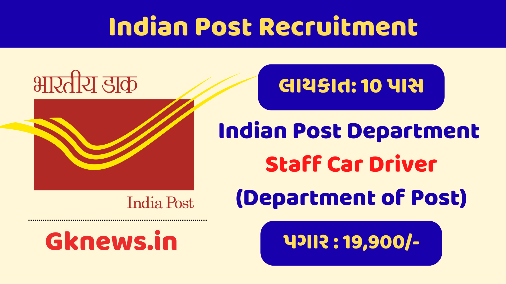 Indian Post Recruitment 2024