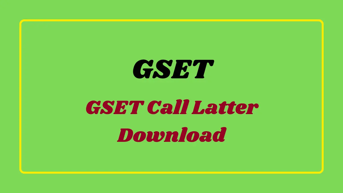 GSET Call Latter