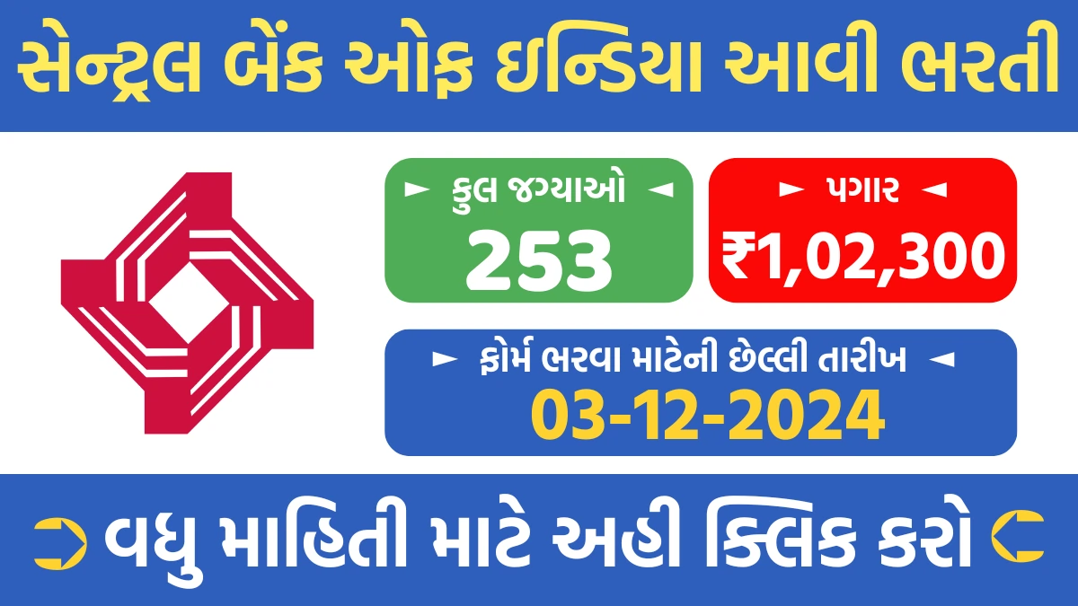 Central Bank of India SO Recruitment