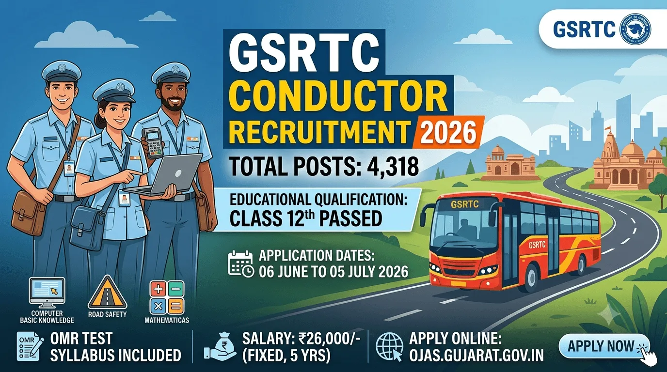 GSRTC Conductor Recruitment 2026